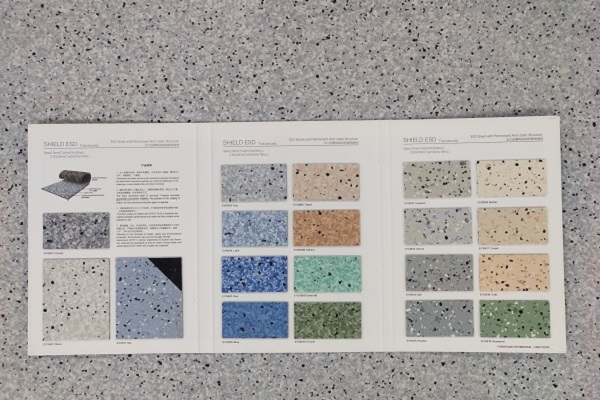 ESD vinyl flooring