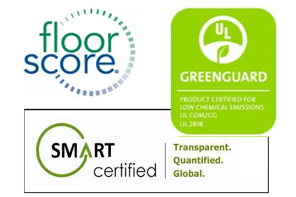 FloorScore、Greenguard、SMaRT产品认证