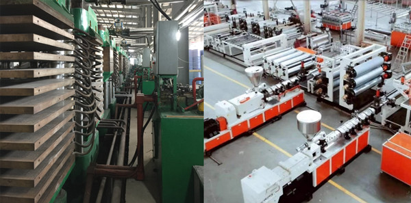 ESD Tile and Sheet Production Machine